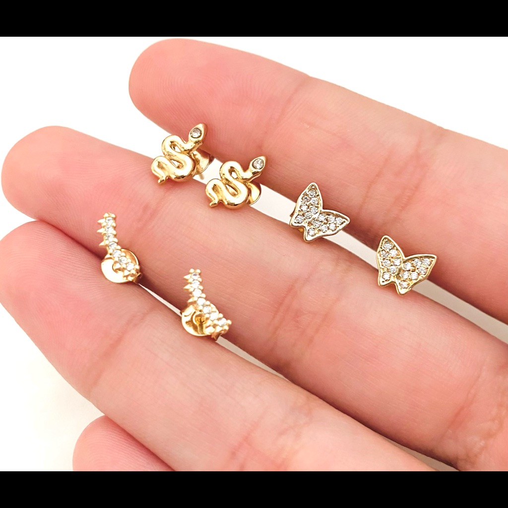 Tiny Stud Earrings